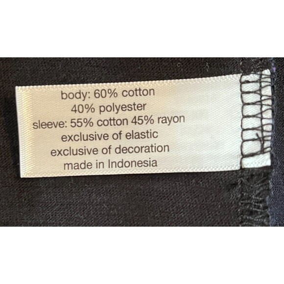 Lane Bryant 22 24 Blouse Top Black Lace Romantic Plus 3X Ruffle Eyelet - Picture 7 of 7